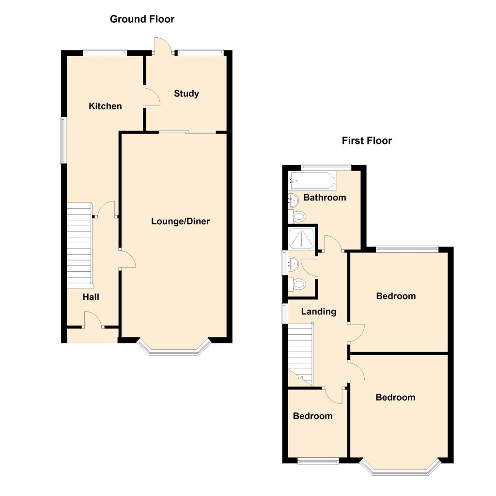 Floorplans For Tile Hill, Coventry