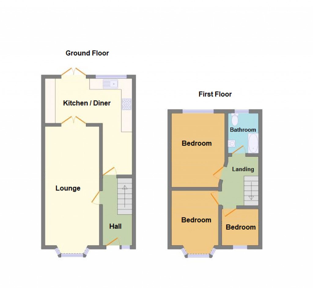 Floorplans For Coundon, Coventry