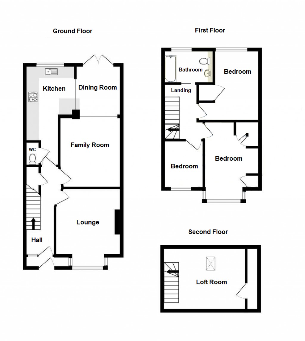 Floorplans For Coundon, Coventry